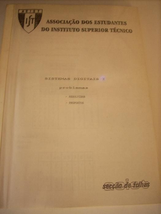 4 Manuais técnicos de Informática do Instituto Superior Técnico