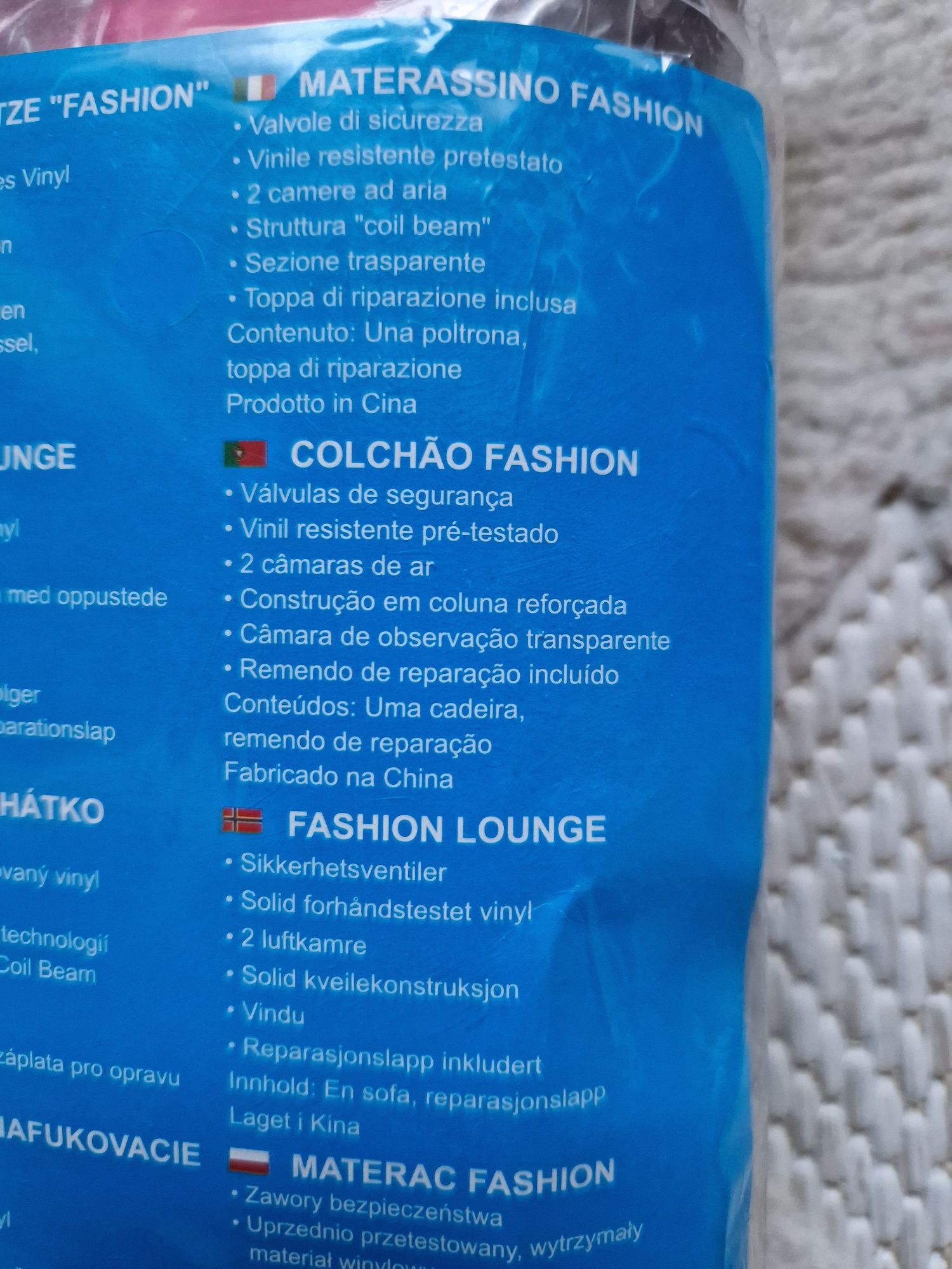 Colchão insuflável bóia