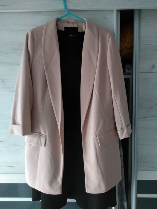 Marynarka damska żakiet kardigan narzutka S/M