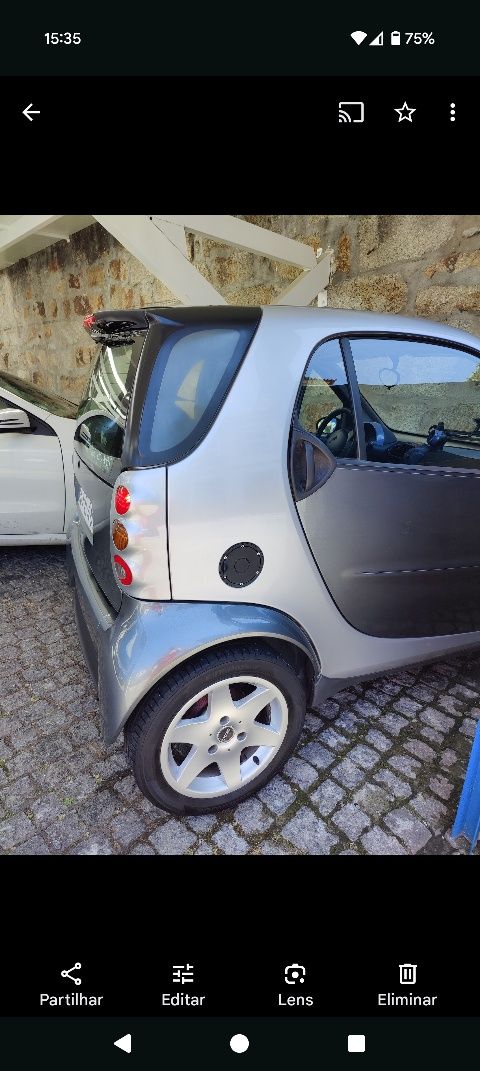 Smart for two diesel teto transparente