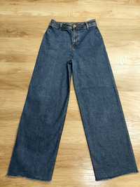 Spodnie dżinsowe Pull&Bear szerokie, rozmiar 34/xs