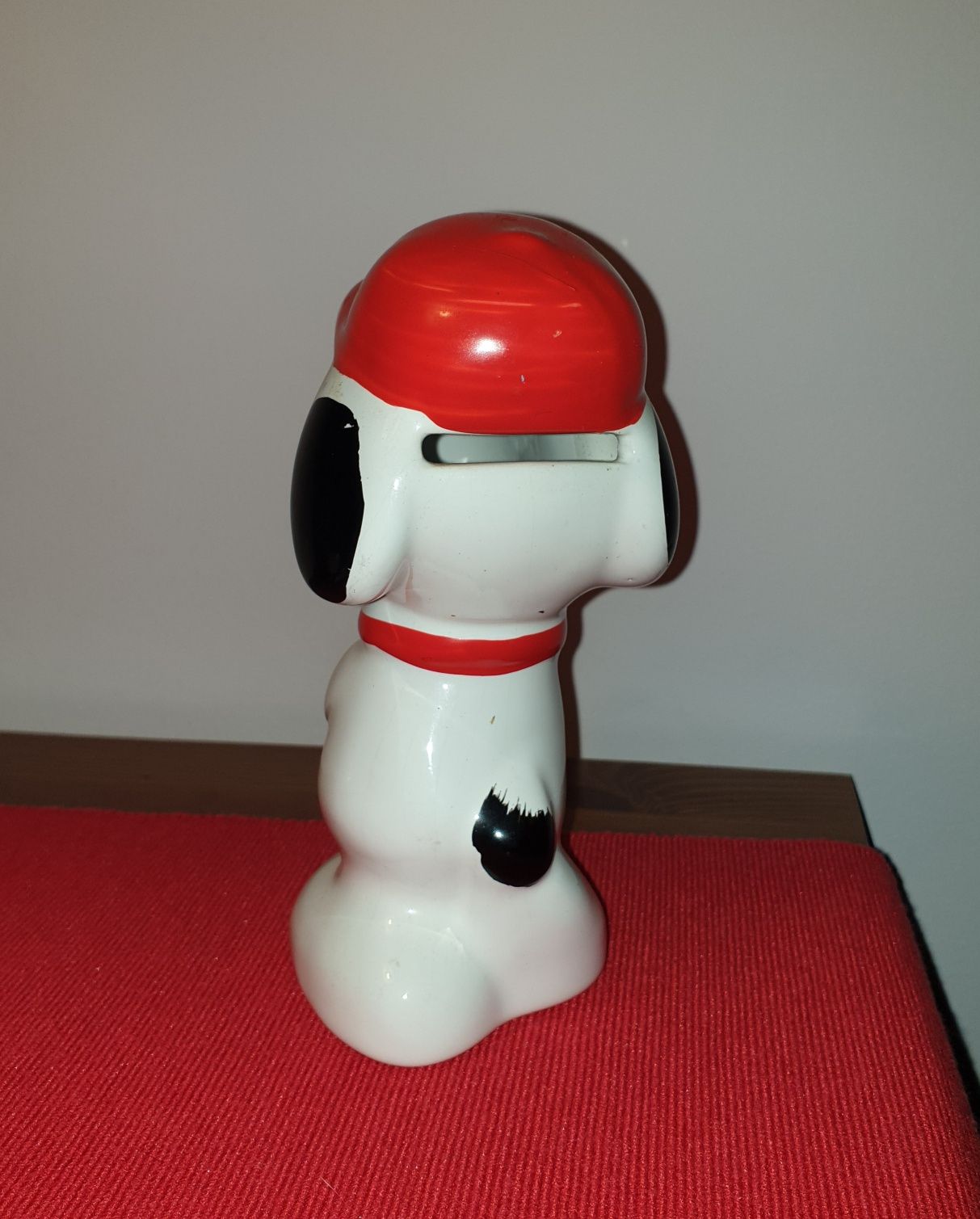 Cães Boxer Snoopy mealheiro de louça antigo