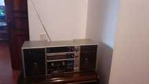 Radio gravador de cassetes SANYO