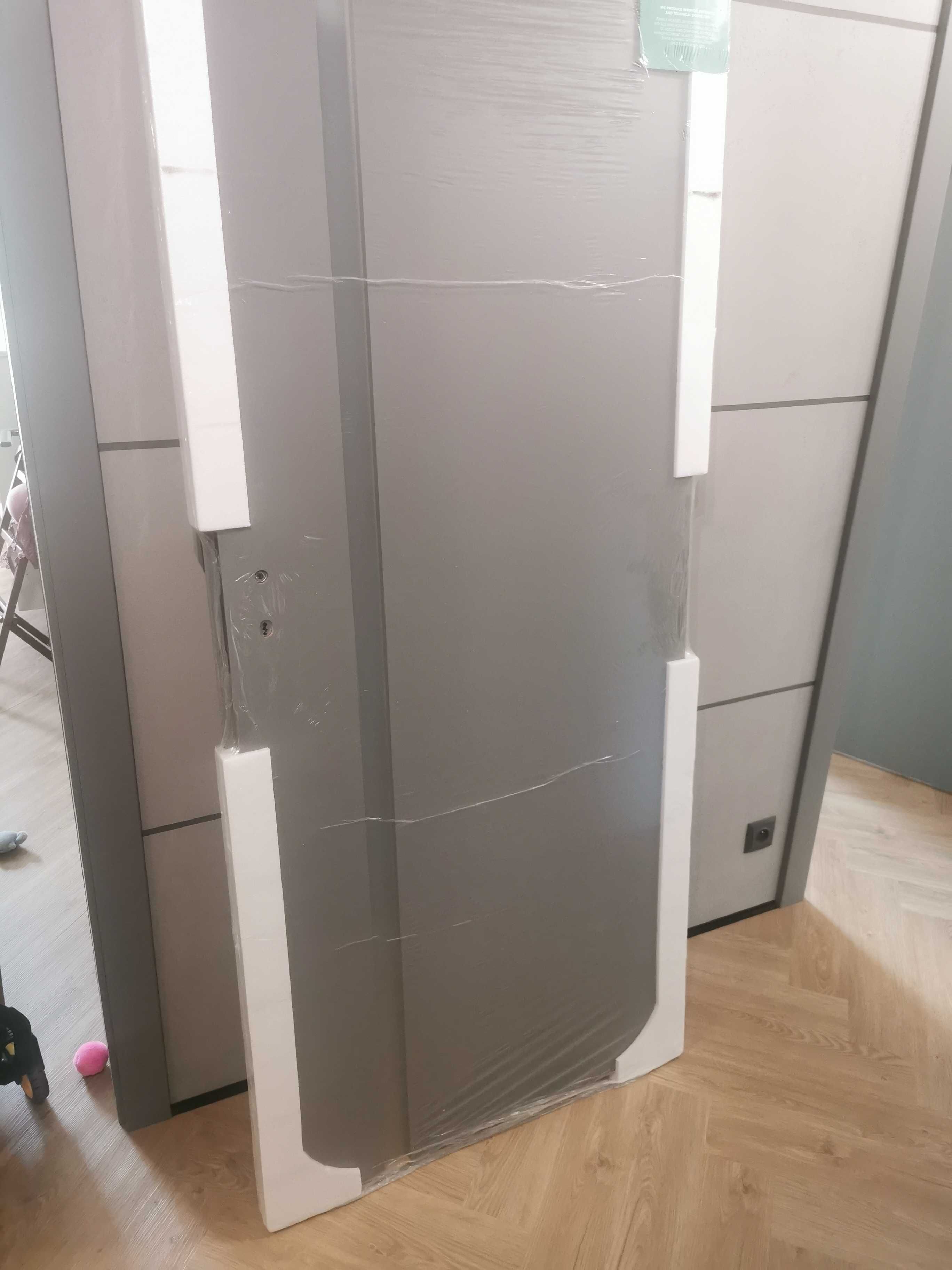 Drzwi wewnętrzne przylgowe lewe 80 Porta Focus 4.A Szary Platynowy Mat