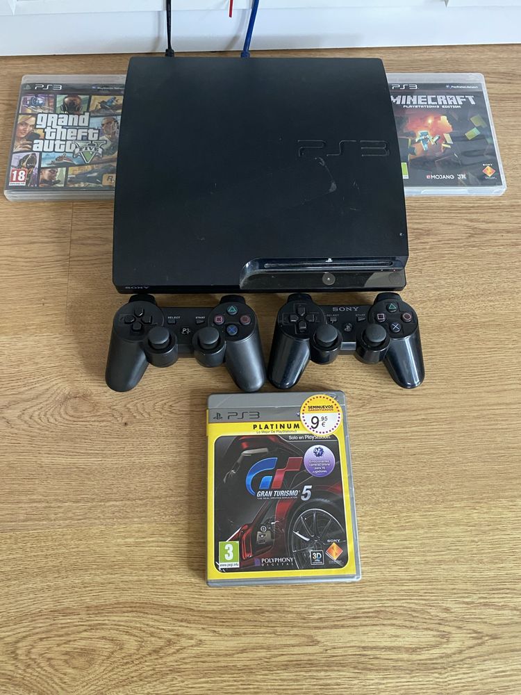 Playstation 3 Silm 2Pady 3Gry Okablowanie