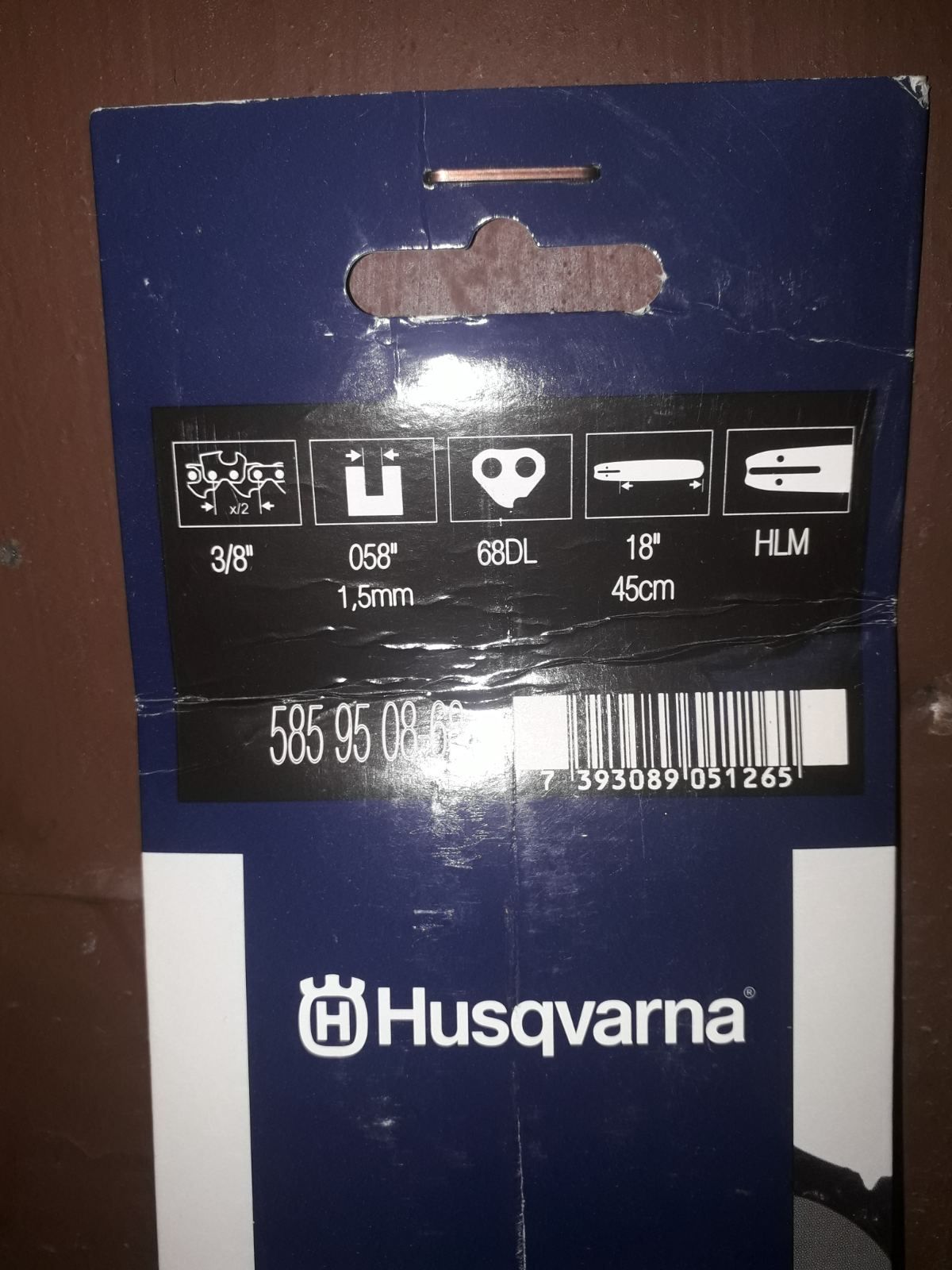 Шина HUSQVARNA 68(45 см) 3/8" (оригінал)