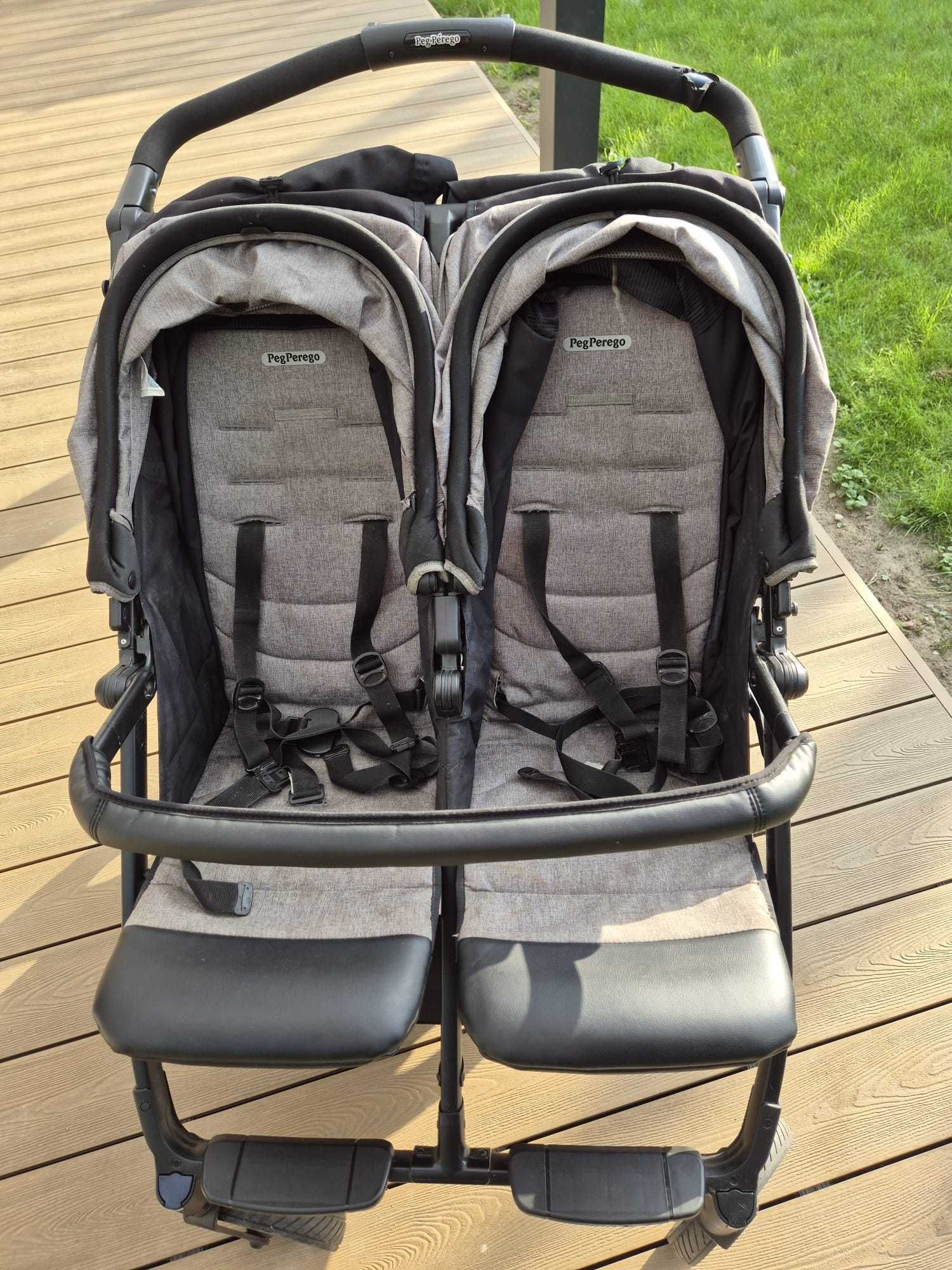 Wózek bliźniaczy Peg Perego Book for Two, rok po roku