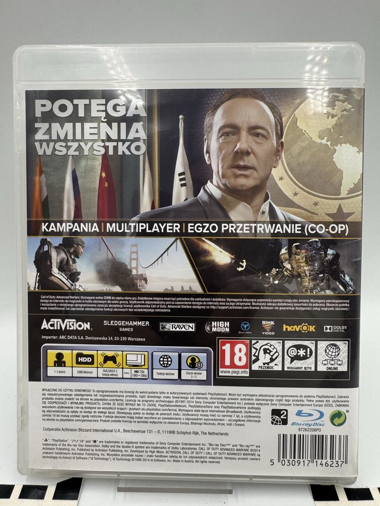 PL Call of Duty Advanced Warfare Ps3 Gwarancja