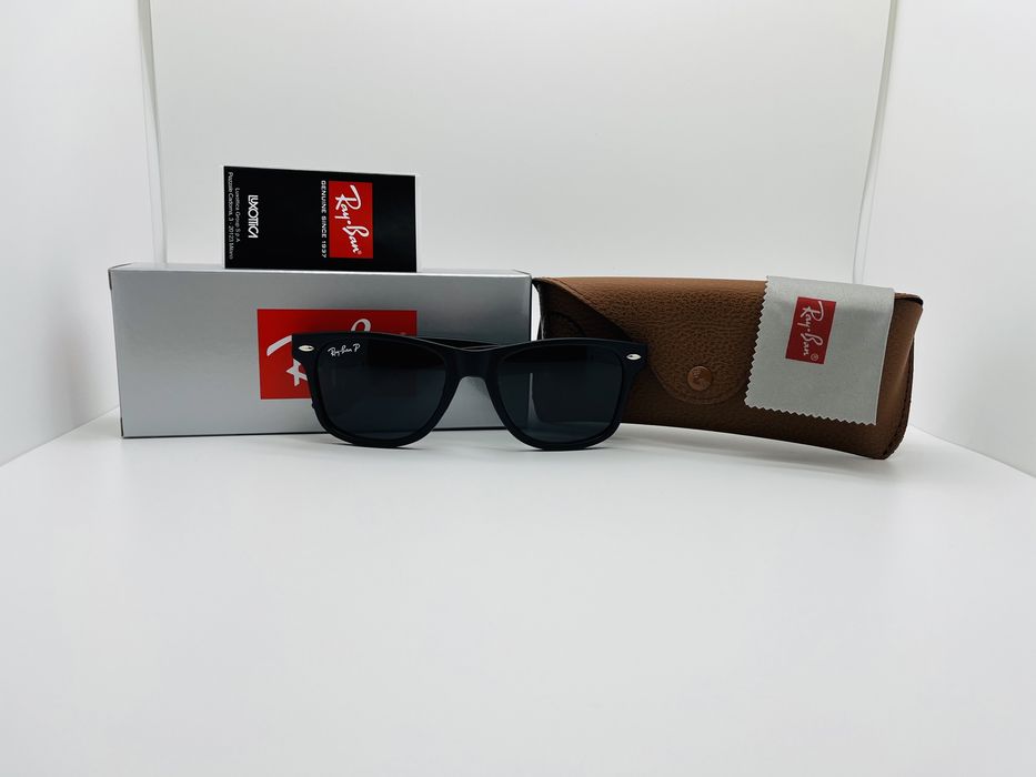 Поляризаційні окуляри Ray Ban Wayfarer 2140P Matt Black