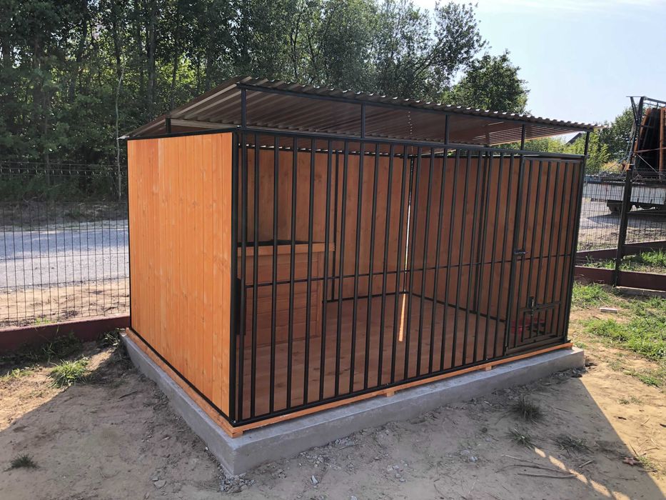 Kojec dla psa- Zewnętrzny - Konstrukcja Stalowa- Producent