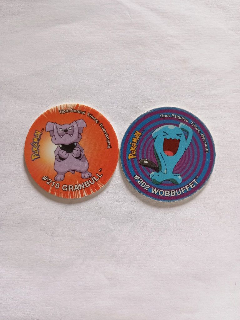 Tazos Pokémon originais Matutano