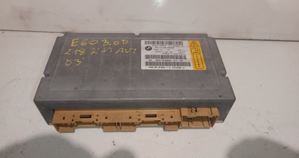 BMW E60 3.0d m57 218km moduł poduszek airbag gatewey