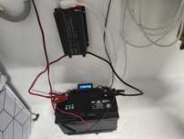Akumulator AGM 80AH+ przetwornica napięcia 1500w