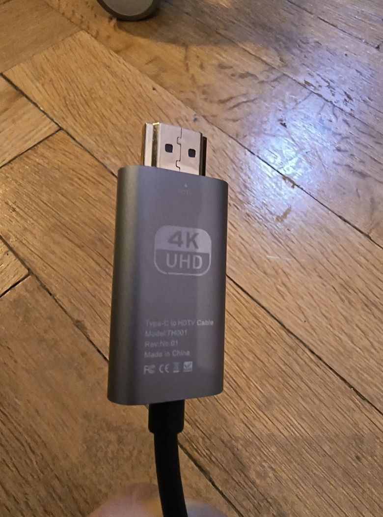 Kabel przewód przejściówka USB-C 3.1 typ C HDMI 4K mhl 2m TV