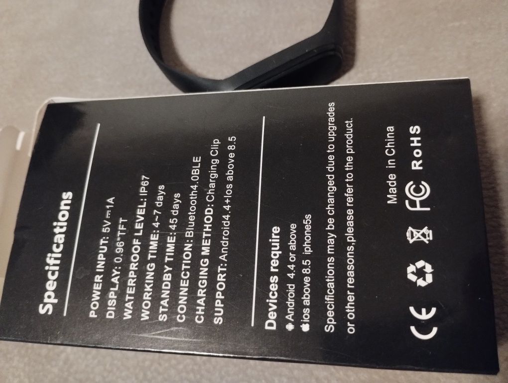 Smartband M4 android/ios