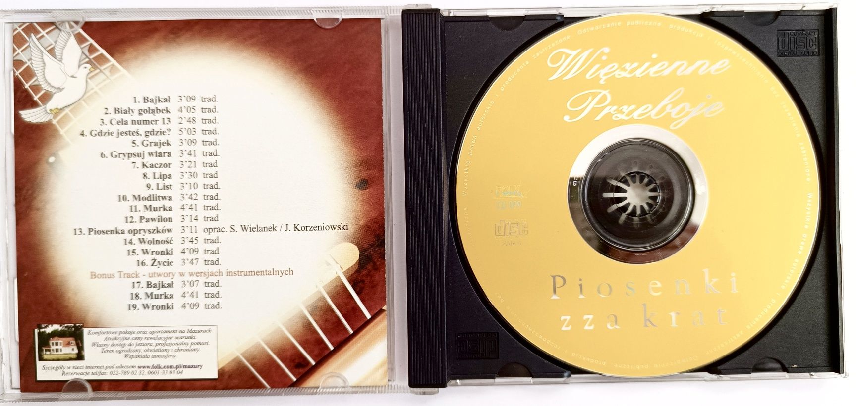 Więzienne Przeboje Piosenki Zza Krat 2003r