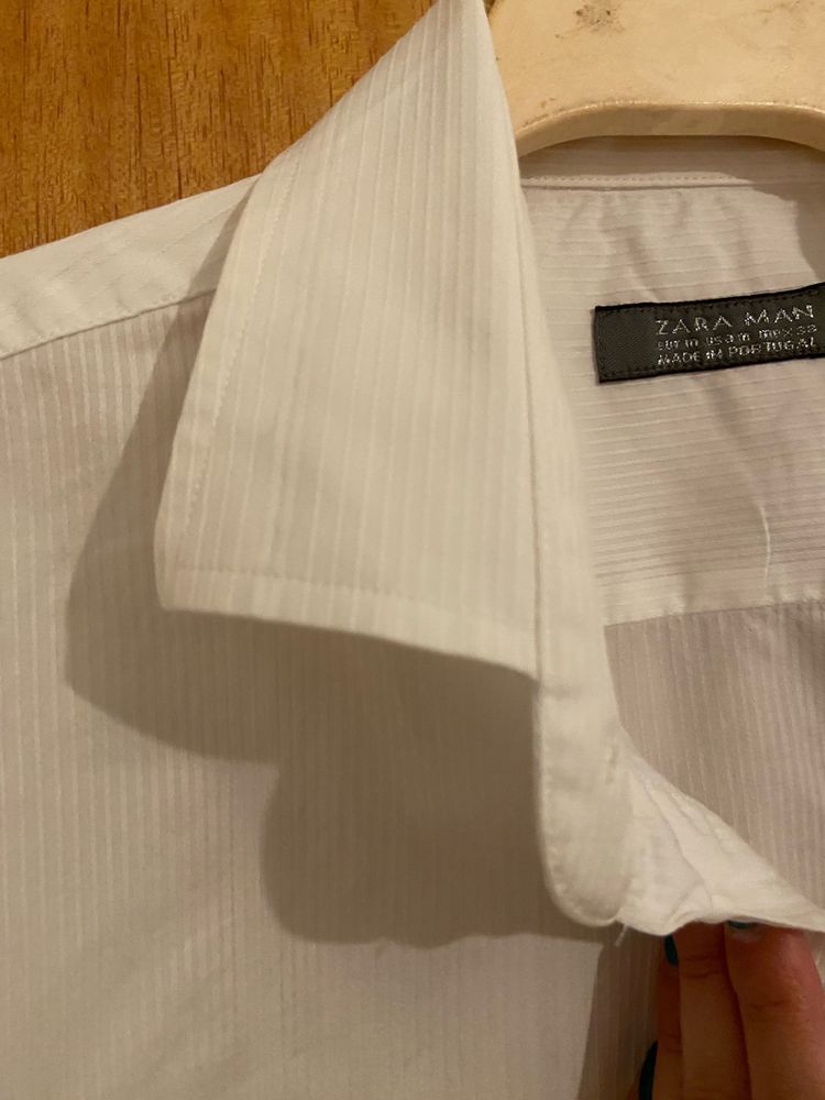 Camisa branca de homem - Zara