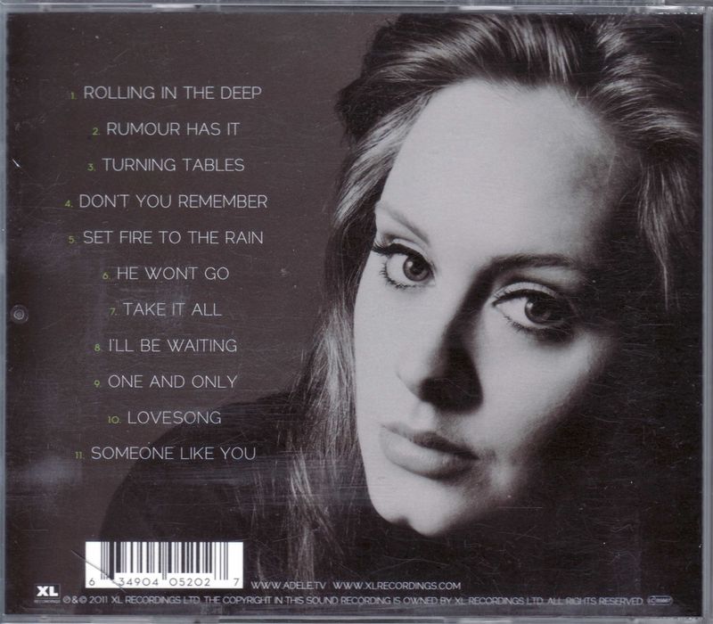 Adele 21. Фірмові CD фирменные