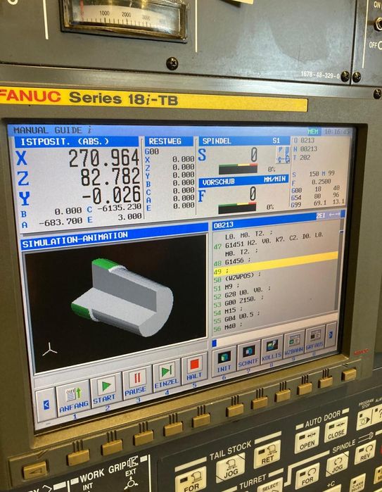 Токарно фрезерний станок С чпу  Hyundai Kia SKT 210SY