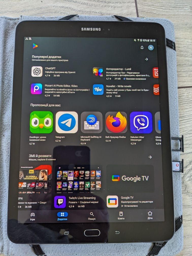 Планшет Samsung Galaxy  SM-T817A 3/32Gb. 9,7" SIM+micro SD. Оригінал!