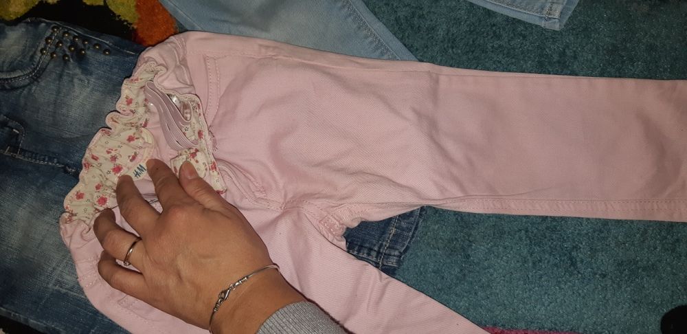 Spodnie jeansy rurki h&m 86