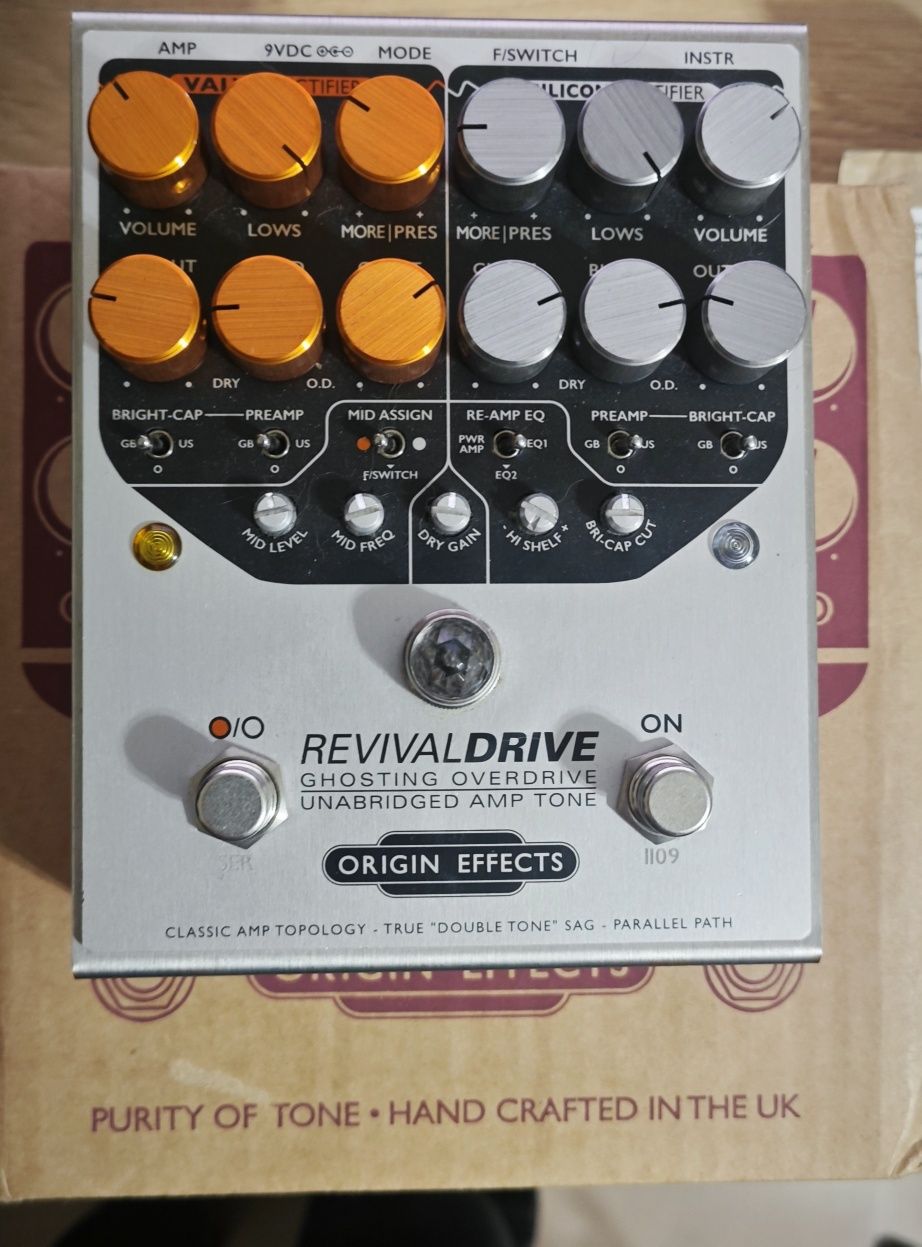 Origin Effects Revival Drive + Switcher interface (zamiana też)