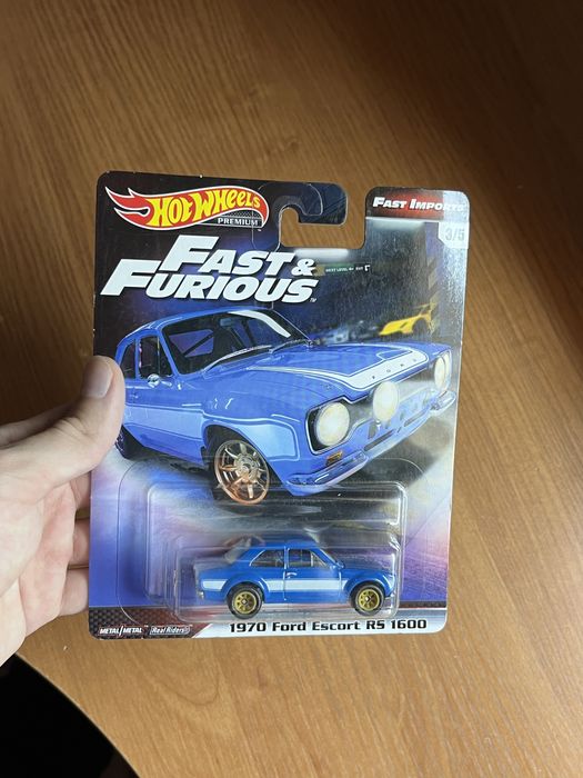Hot wheels premium Ford Escort RS 1600 Fast and Furious Fast Imports