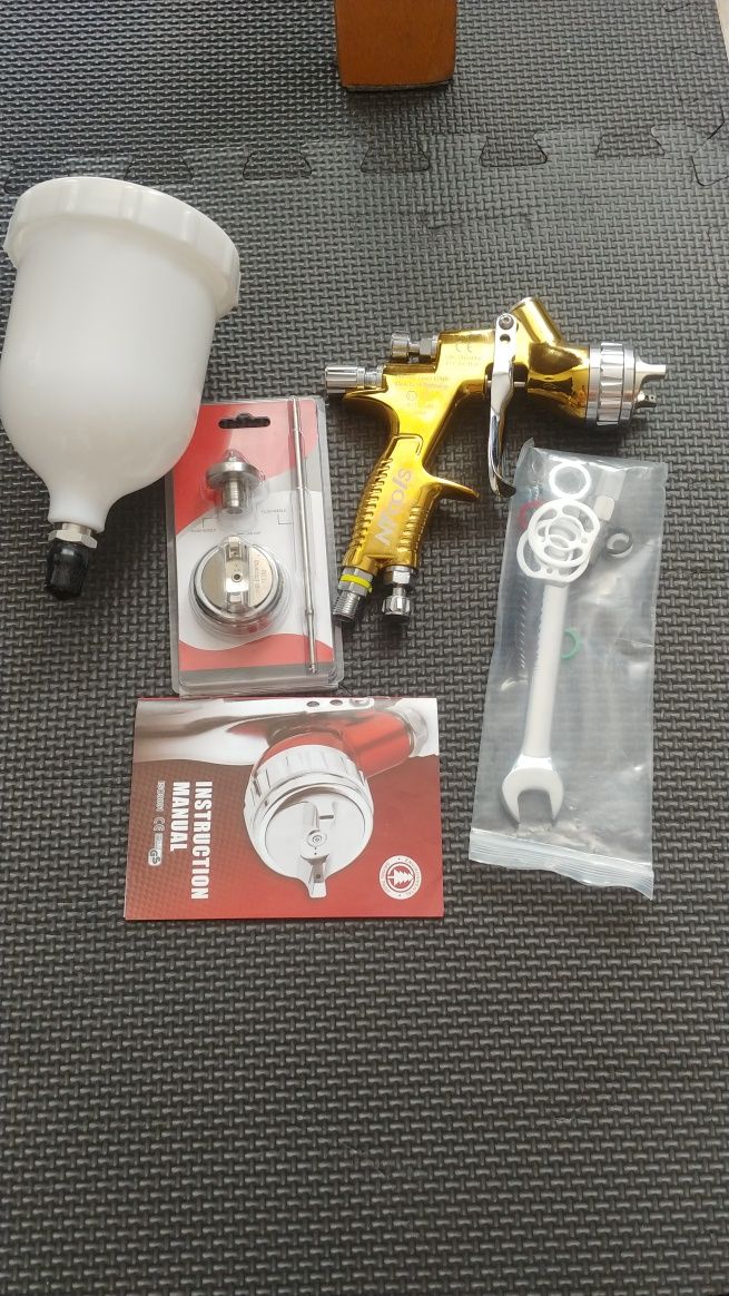 Pistolet lakierniczy ntools gti pro z dyszami 1.3+1.8