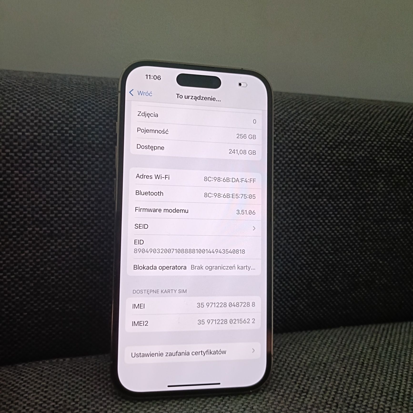 iPhone 14 pro biały