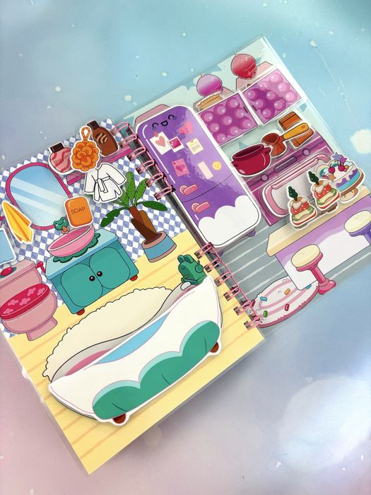 Album na rzepy Balerina Cappuccina, labubu, toca boca, pusheen