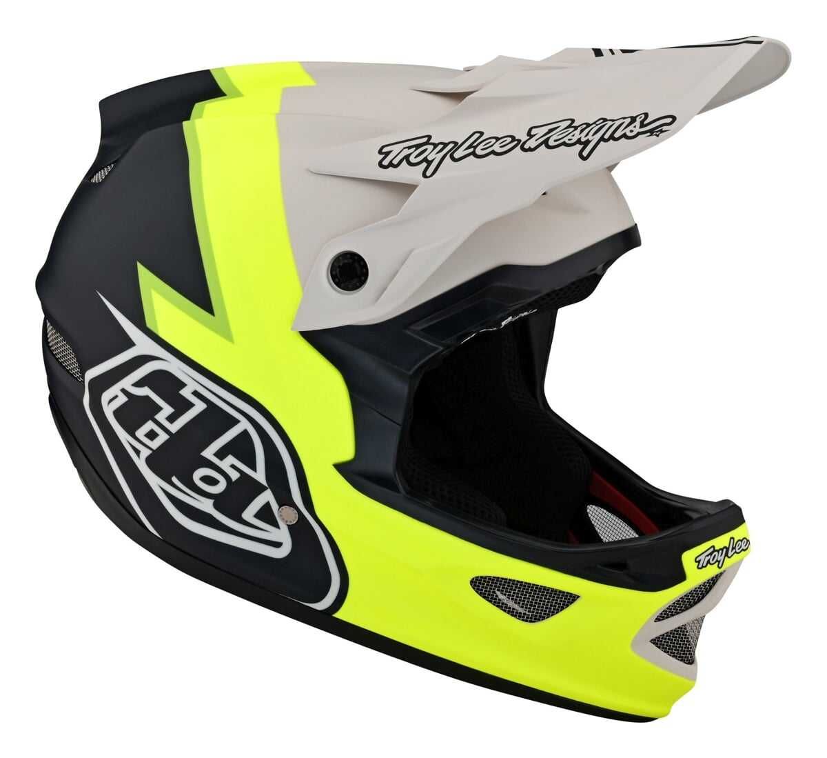 Kask Troy Lee Designs D3 Fiberlite Volt Flo S/M/L DH FR