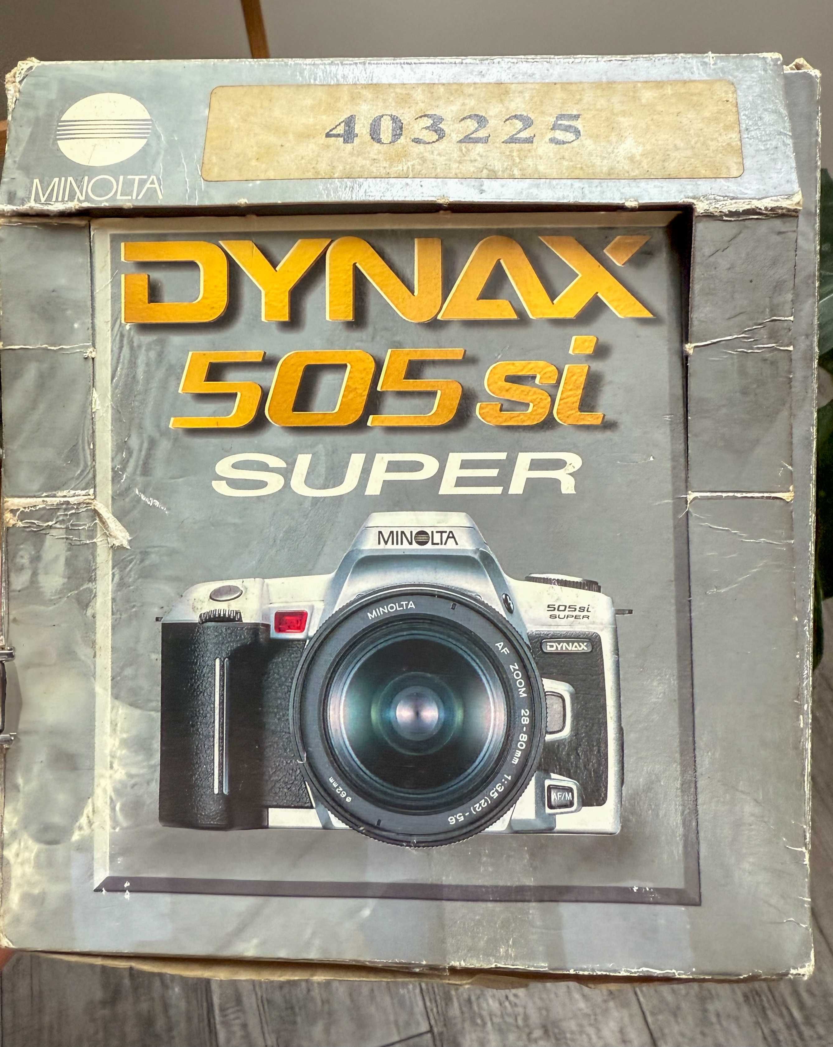 Minolta Dynax 505si Super + obiektyw 28–80 mm | Super Zestaw