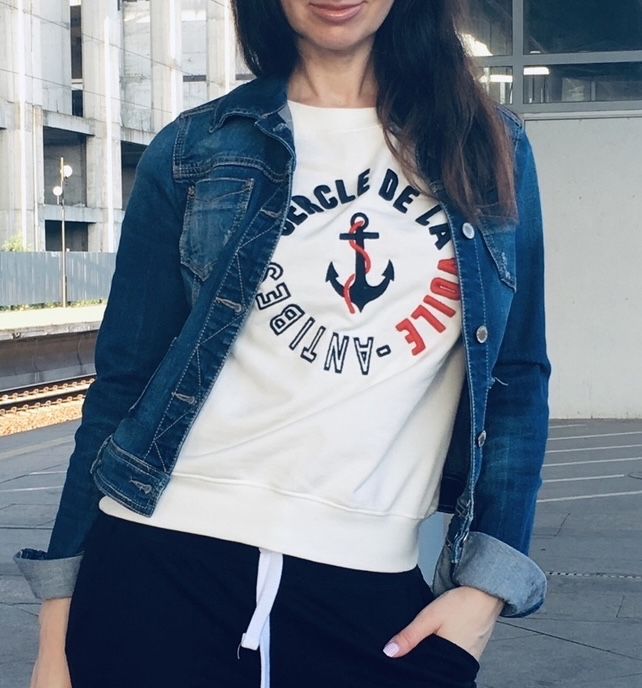 Джинсовая куртка джинсовый пиджак Stradivarius размер S