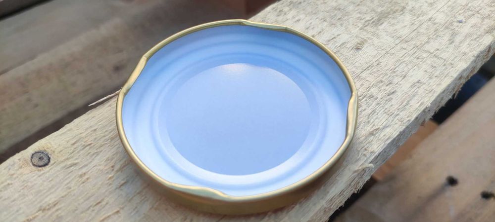 Zakrętki wieczka do słoików fi66 ZŁOTE / 1310 sztuk