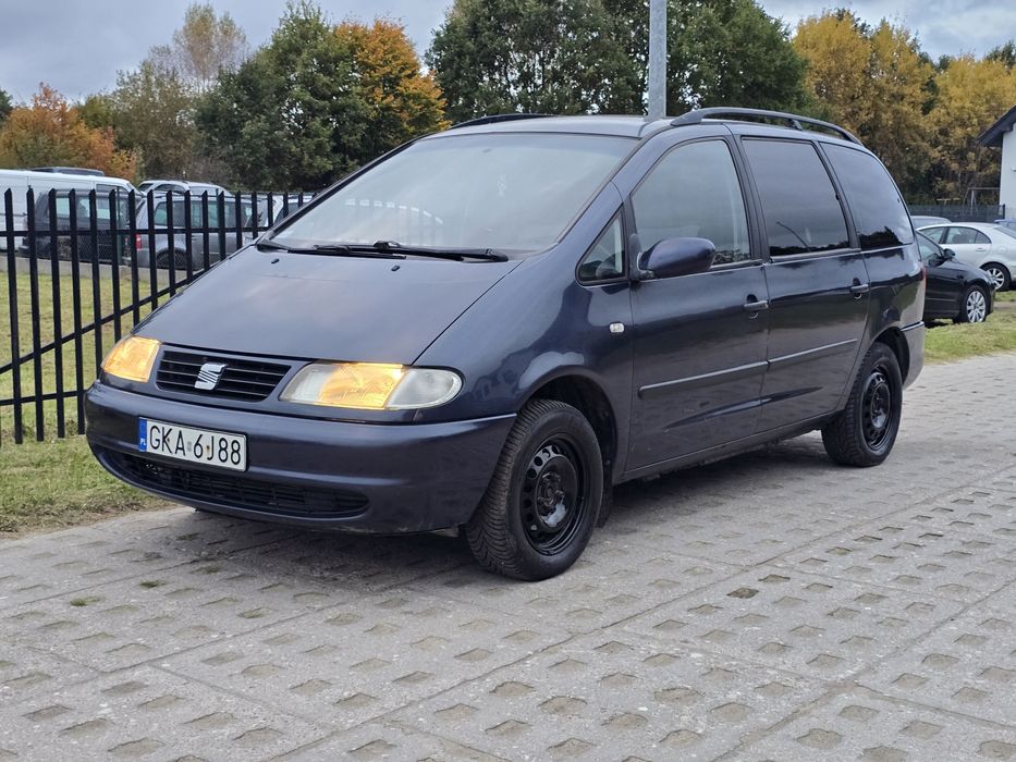Seat Alhambra 1.9 TDI 110 km na zwykłej pompie! Sprawny, 7 osobowy