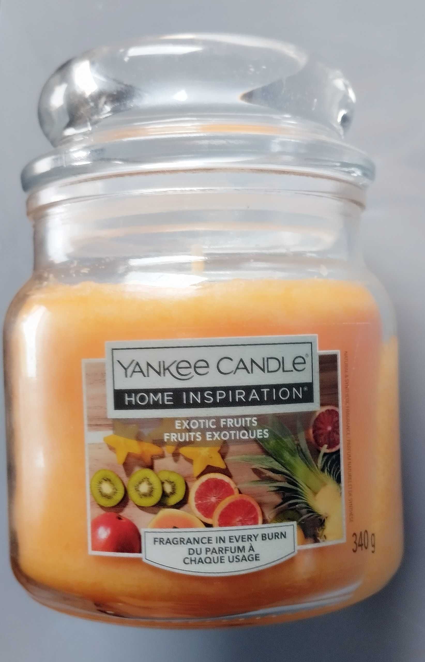 Yankee Candle Home Inspiration Exotic Fruits 340 g średnia świeca