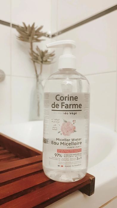 Nowy płyn micelarny Corine De Farme naturalny hit tonik vegański 3w1