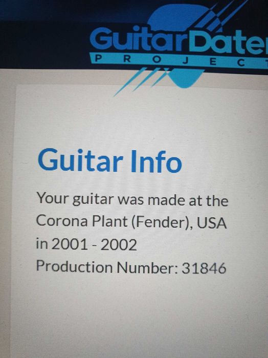 Fender Stratocaster  USA wraz z futerałem walizkowym