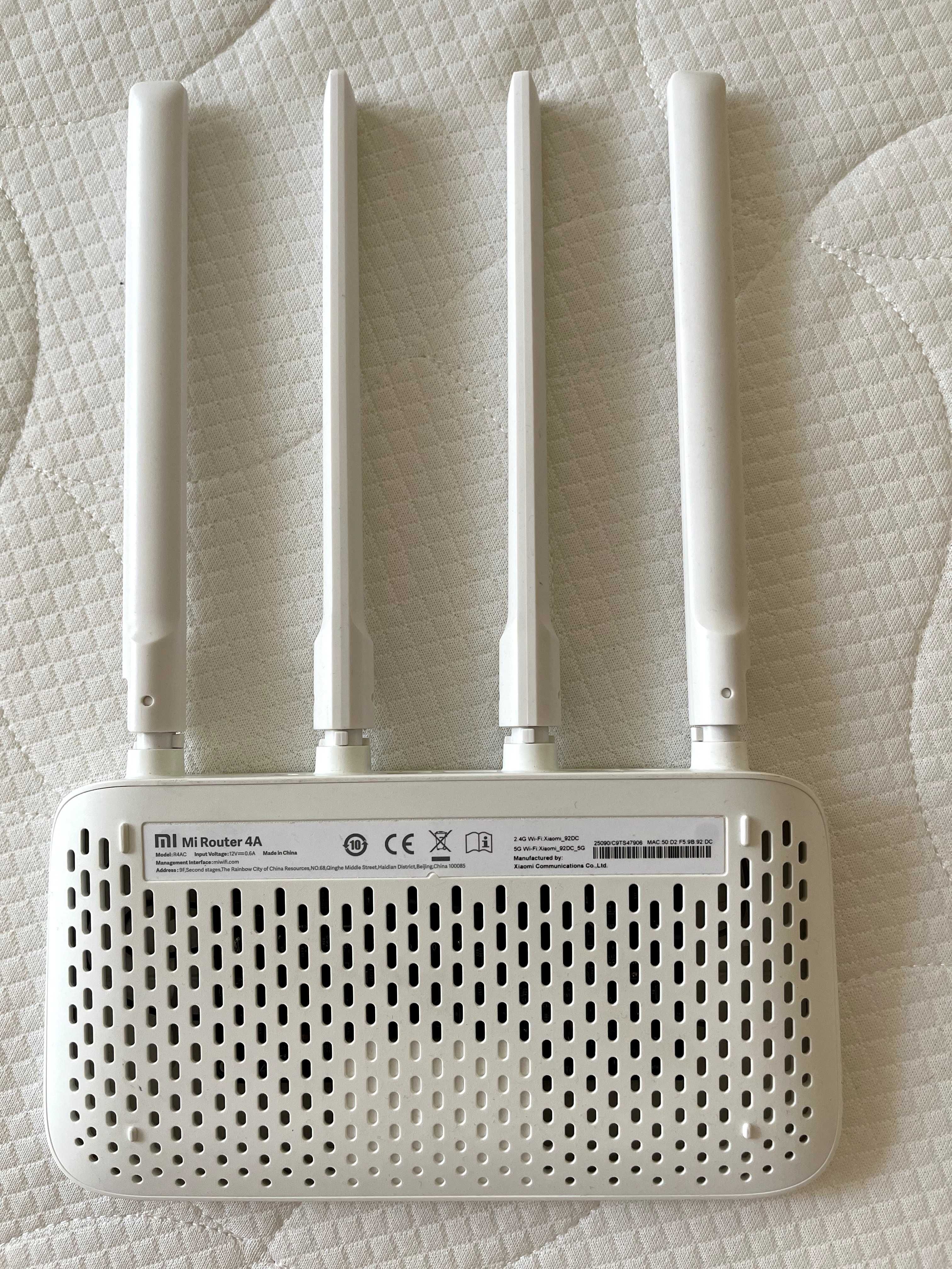 Маршрутизатор Xiaomi Mi WiFi router 4A R4AC 100 Мбіт/с 5ГГц + 2,4 ГГц