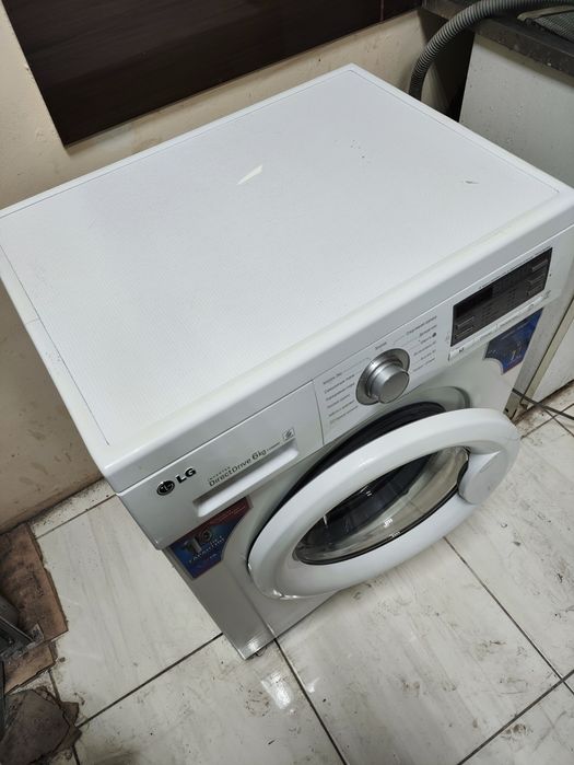 Компактная стиральная машина 6кг LG DirectDrive с гарантией, доставкой