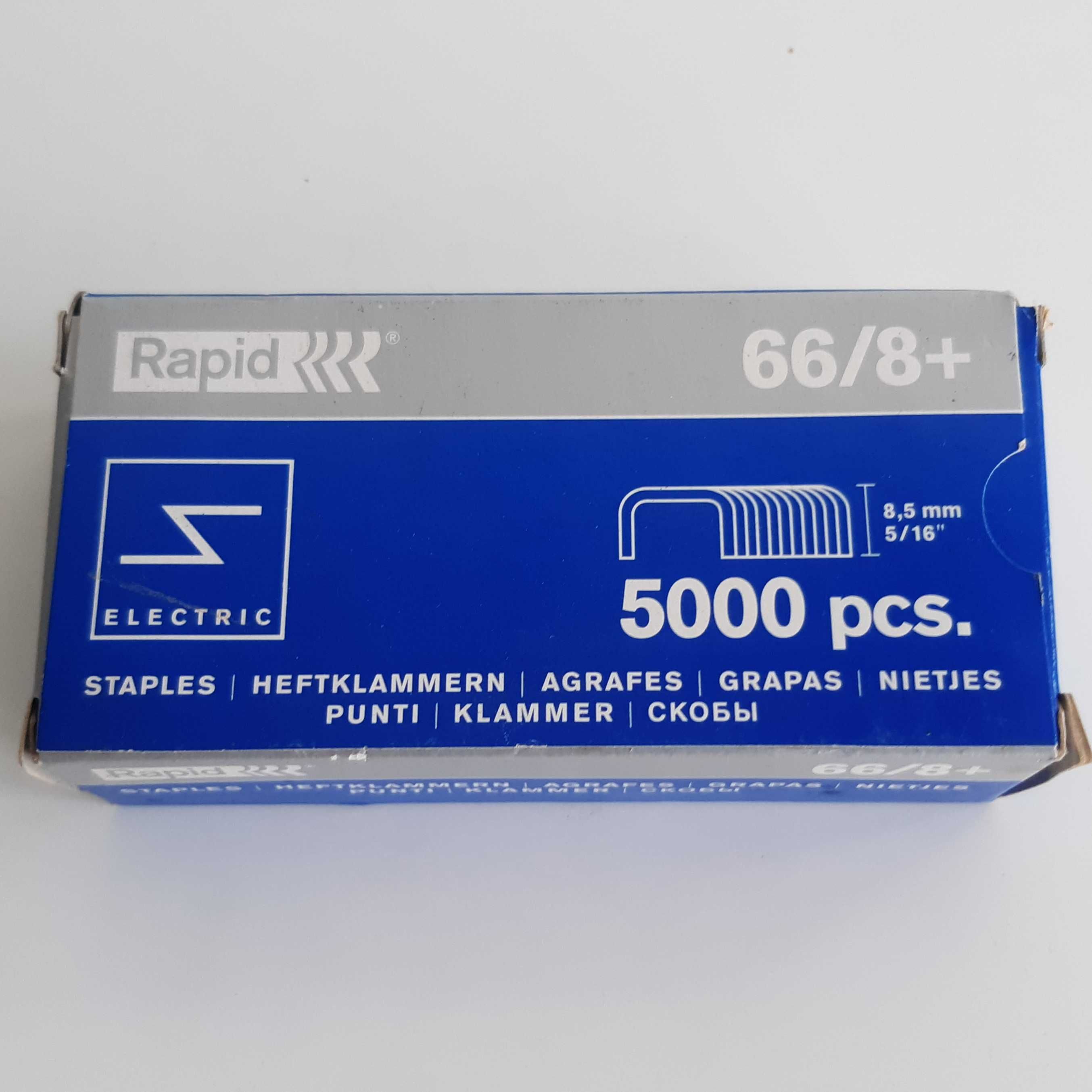 Caixa Nova 5000 Agrafos Rapid Electric 8,5mm - 66/8+