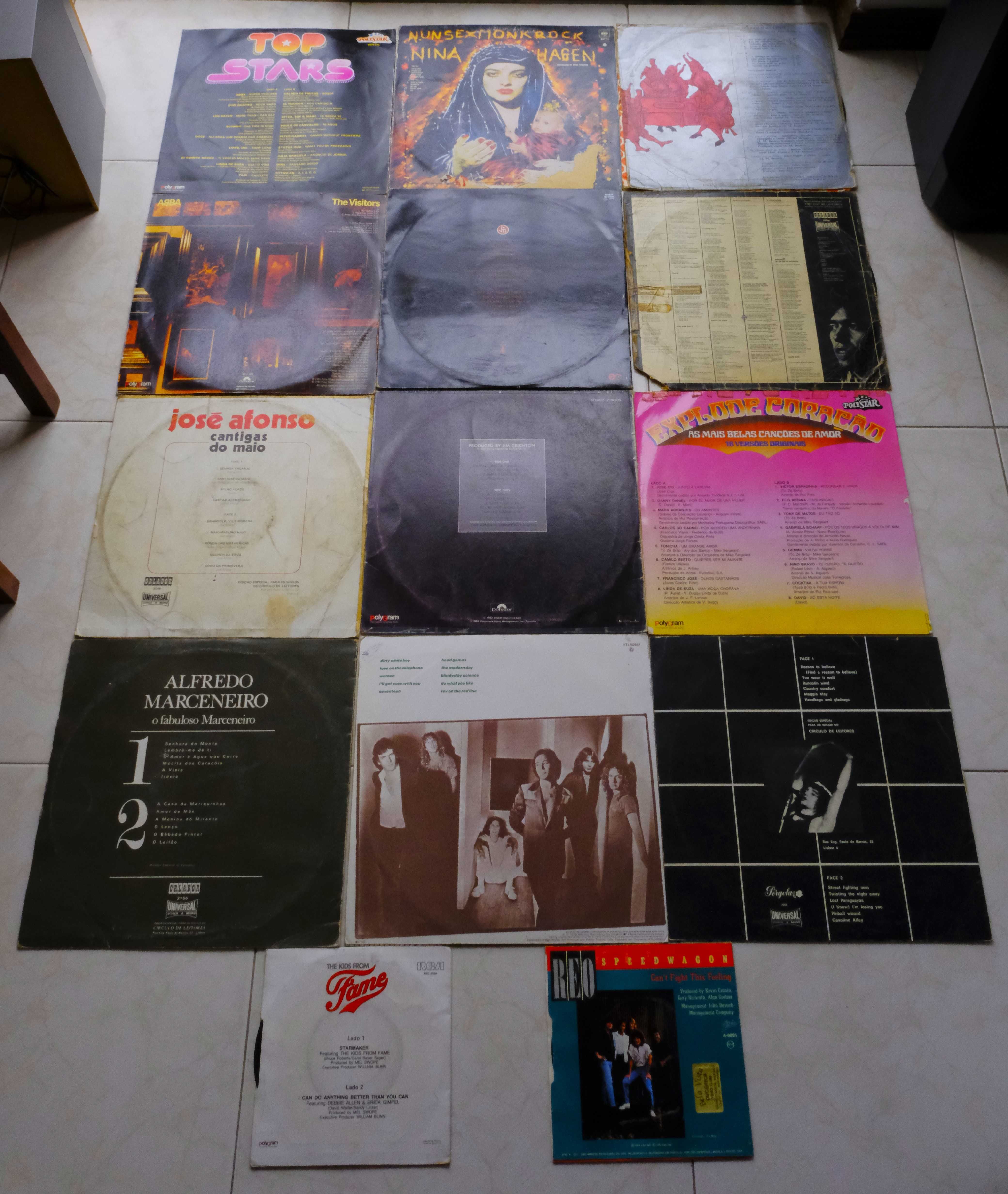 Discos vinyl diversos (ver descrição)