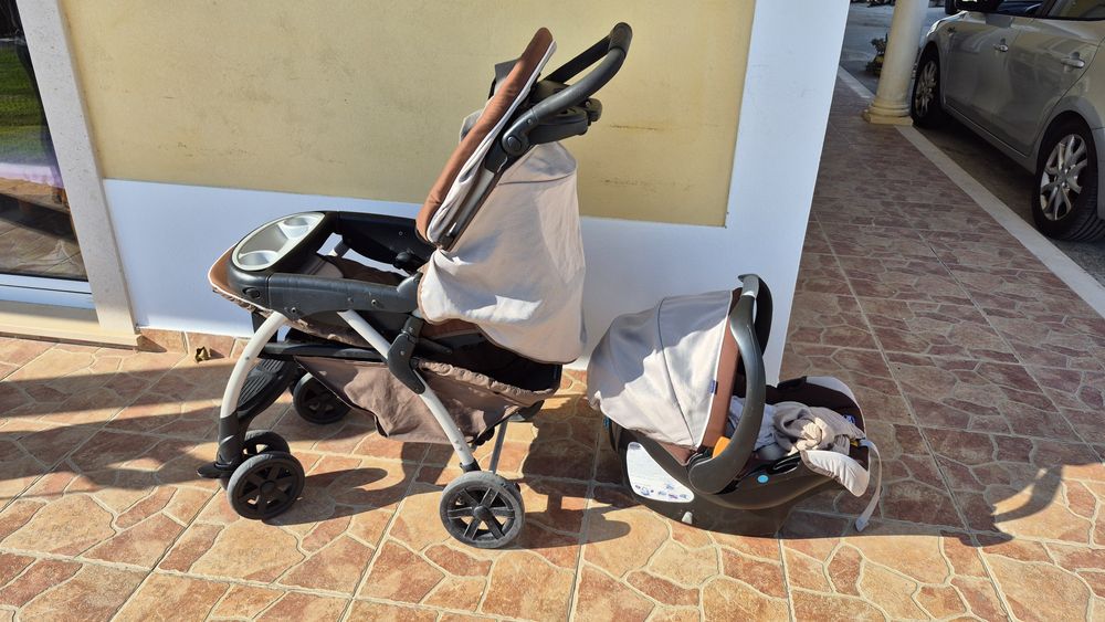 Carrinho bebé Chicco cadeira e ovo