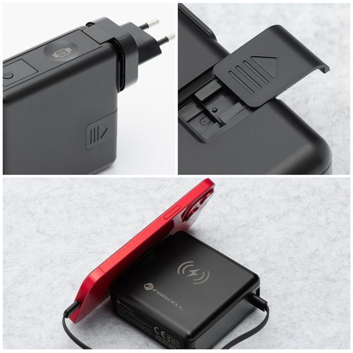Wielofunkcyjna ładowarka Forcell F-Energy 6w1 USB A + USB C PD 45W +