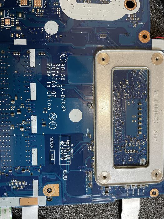 Материнська плата LA-D703P rev:1.0  до HP 250 G5