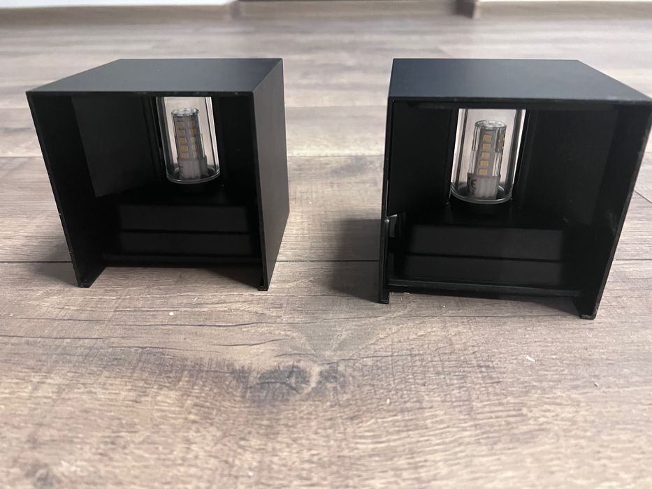 Kinkiet elewacyjny  czarny G9 5 W 2szt