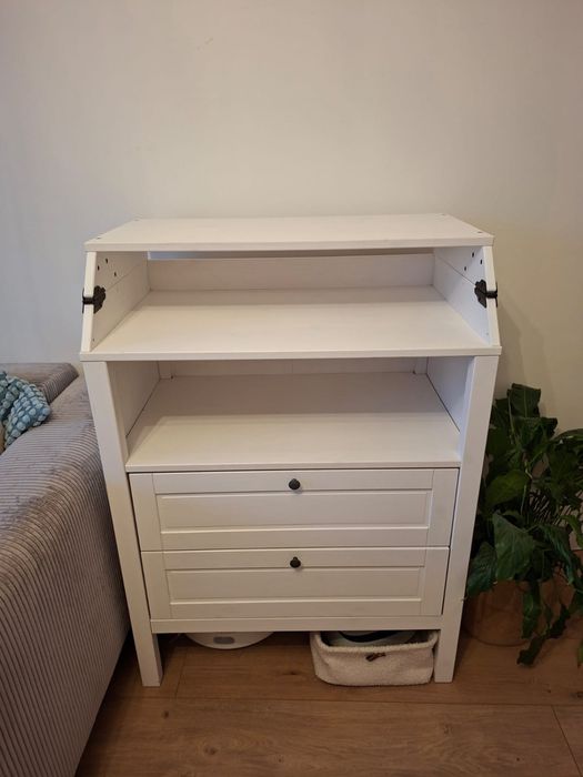 Komoda z przewijakiem biała ikea sundvik