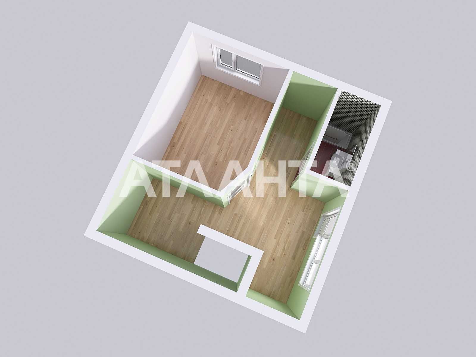 1 ком квартира 38 кв.м и 10 кухня