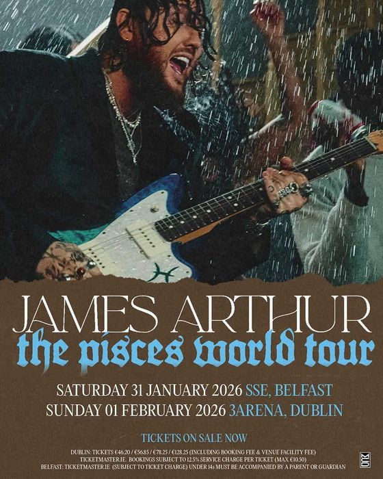 Entradas James Arthur 16/11