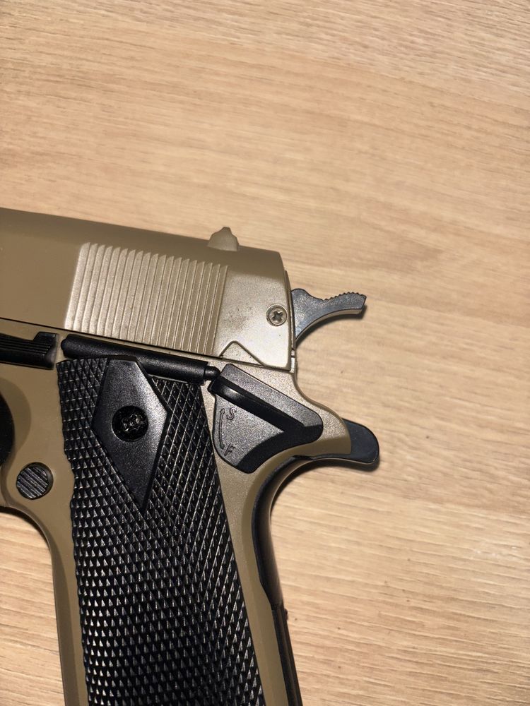 Pistola Airsoft Cybergun 1911 Full Metal | 345 FPS | Nova